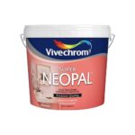 Vivechrom Super Neopal Πλαστικό Χρώμα για Εσωτερική Χρήση ΛΕΥΚΟ